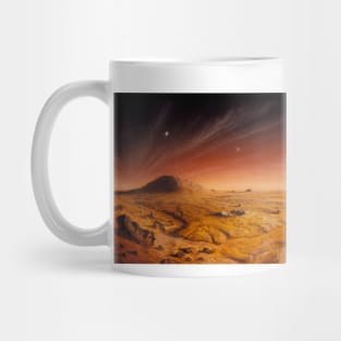 Artwork of Mars surface panoroma (R360/0049) Mug